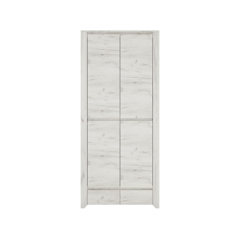 Angel Wooden Wardrobe with 2 Doors and 2 Drawers