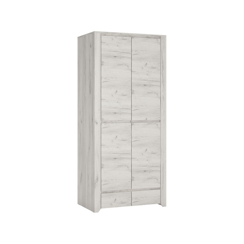 Angel Wooden Wardrobe with 2 Doors and 2 Drawers