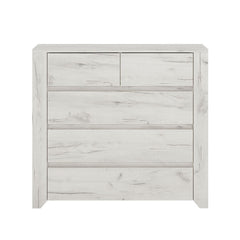 Angel Wooden Chest of Drawers with 5 Drawers - Furniture One Shop