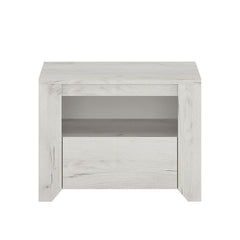 Angel 1 Drawer Bedside Cabinet - Furniture One Shop