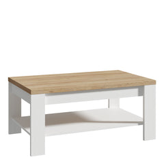 Bohol Coffee Table in Riviera Oak/White - Furniture One Shop
