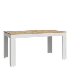 Bohol Extending Dining Table in Riviera Oak/White - Furniture One Shop