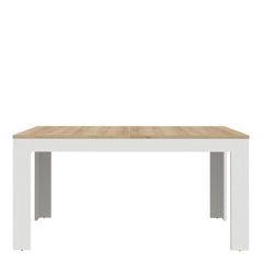 Bohol Extending Dining Table in Riviera Oak/White - Furniture One Shop