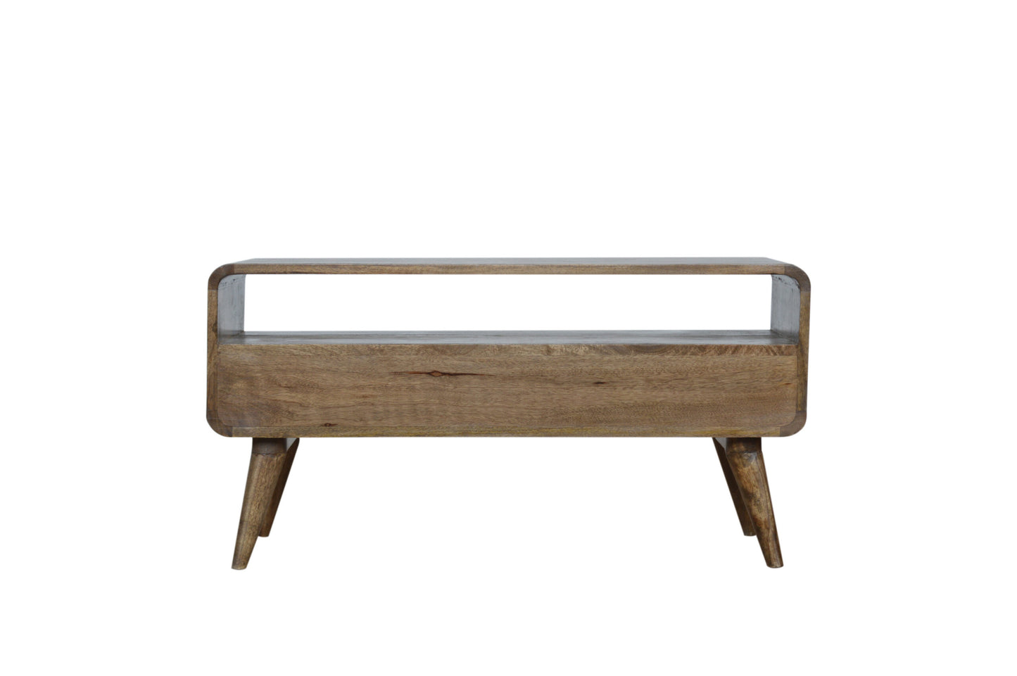 VerveVision Curved Grey Washed TV Stand - Furniture One Shop