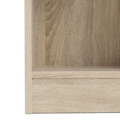 Basic Tall Wide Bookcase (4 Shelves) in Oak - Furniture One Shop
