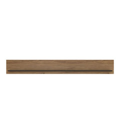 Brolo 167cm Wall Shelf with a Walnut and Dark Panel Finish - Furniture One Shop