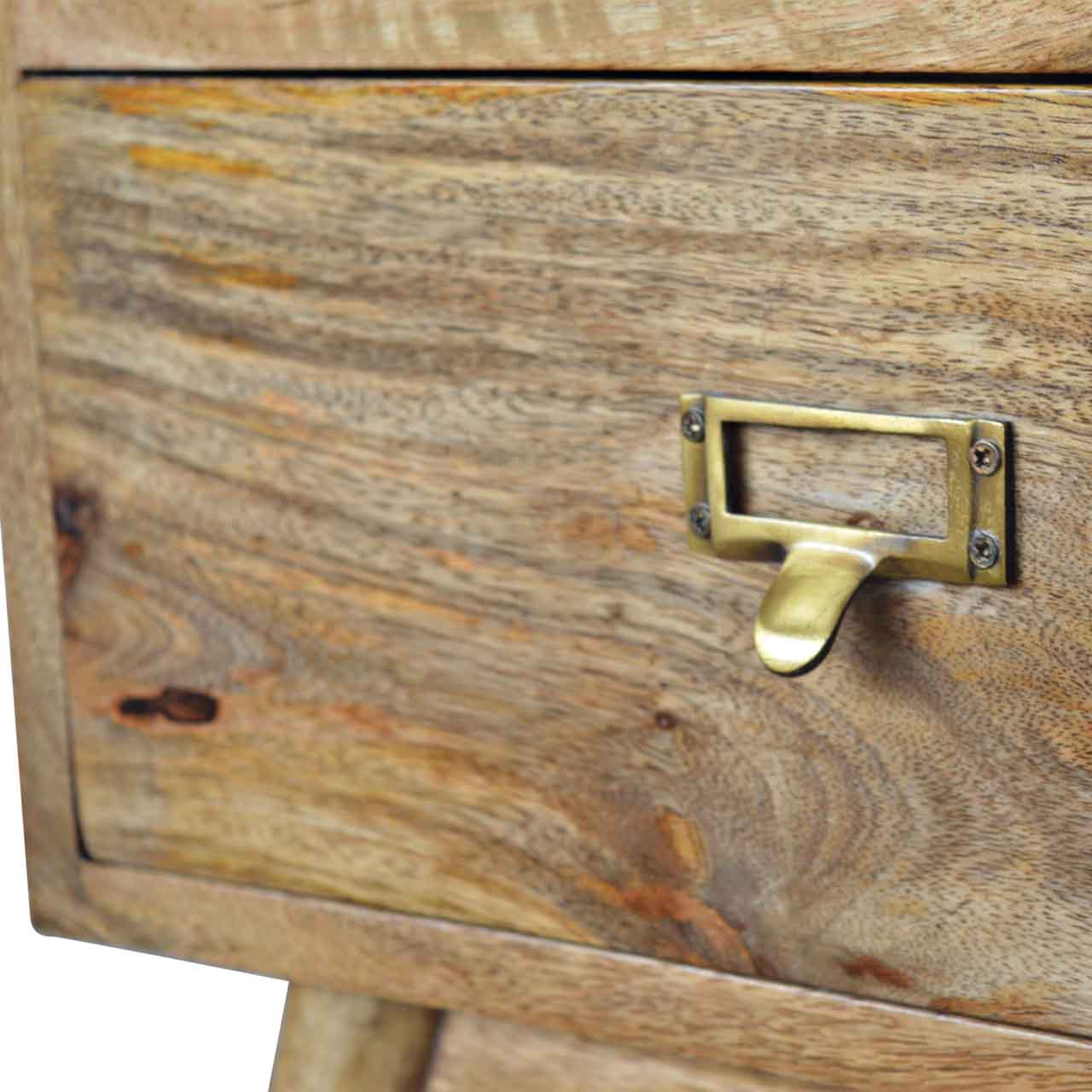 Baker Brass Metal Slot Bedside