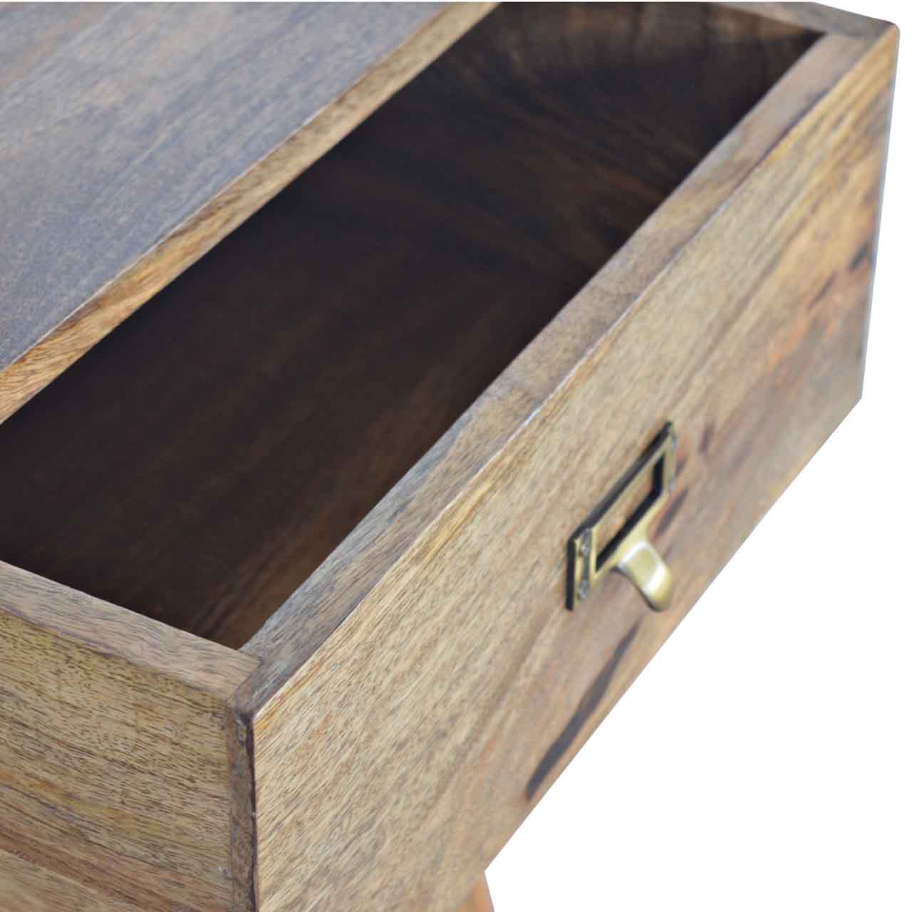 Baker Brass Metal Slot Bedside