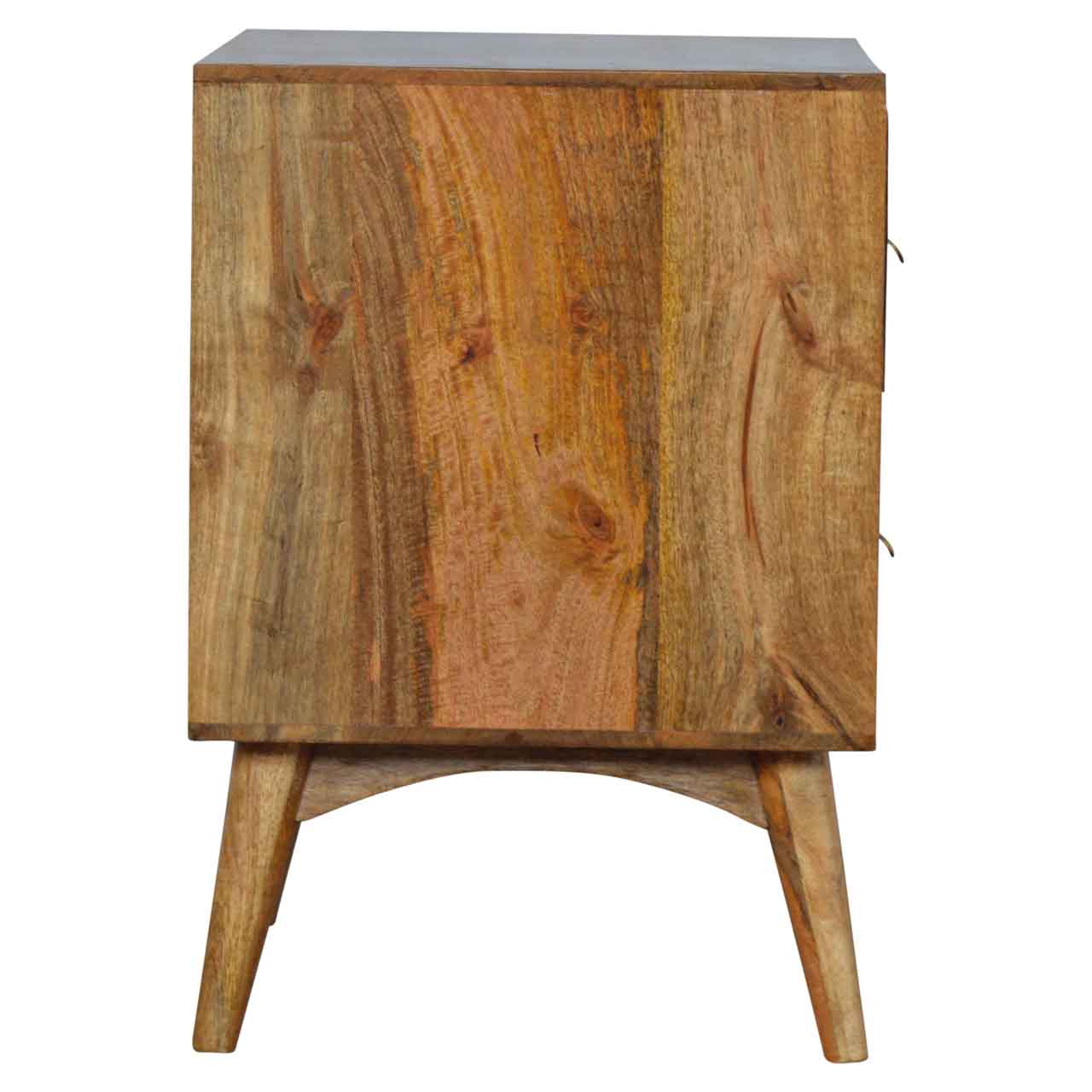 Baker Brass Metal Slot Bedside