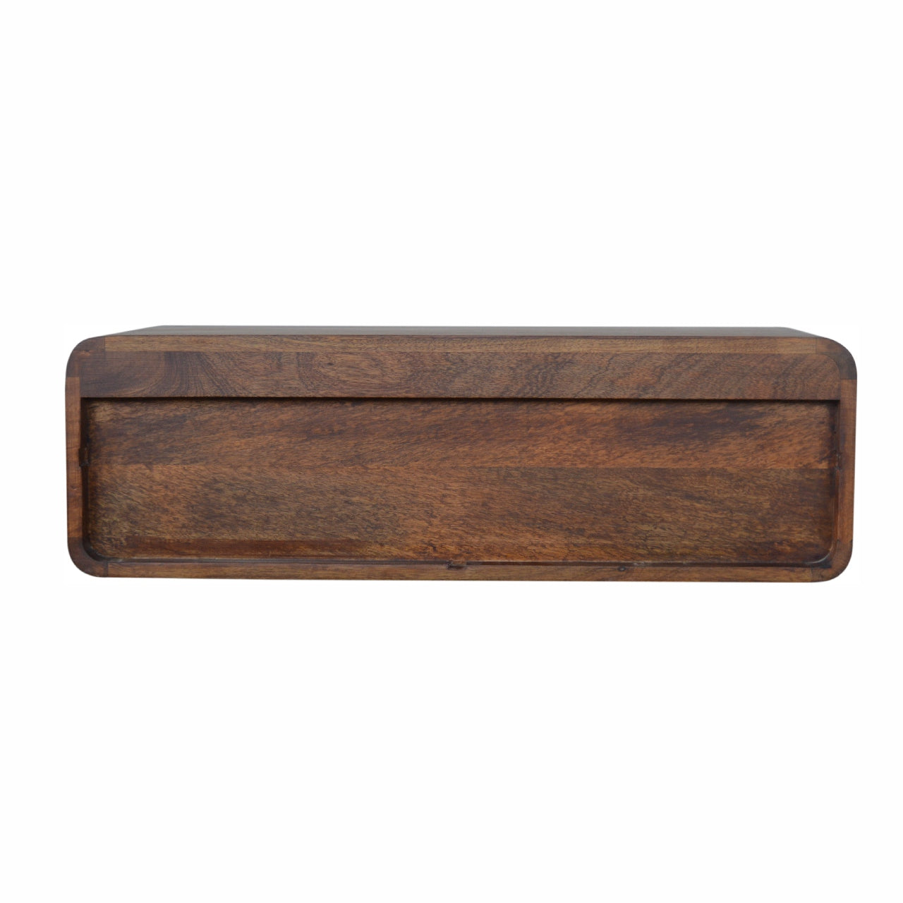Contemporary Desk Floating Chestnut Open Console - Furniture One Shop