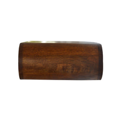 Old Compton Wall Mounted Round Chestnut Bedside - Furniture One Shop