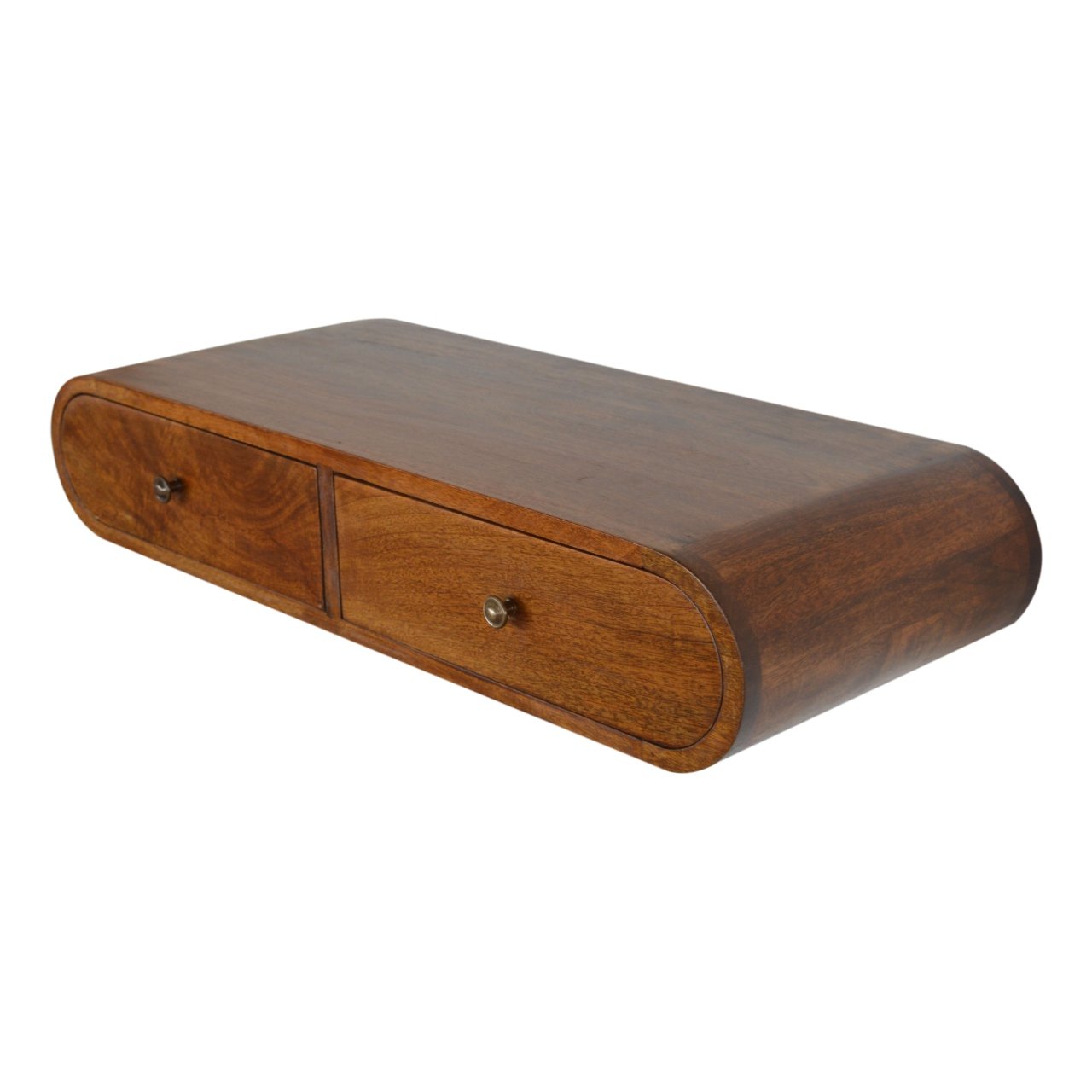 British Surface Floating Chestnut London Console - Furniture One Shop