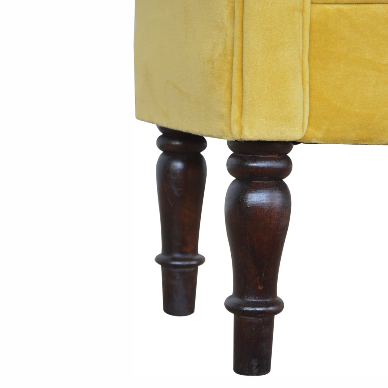 Sup Bench Mini Mustard Velvet Bench