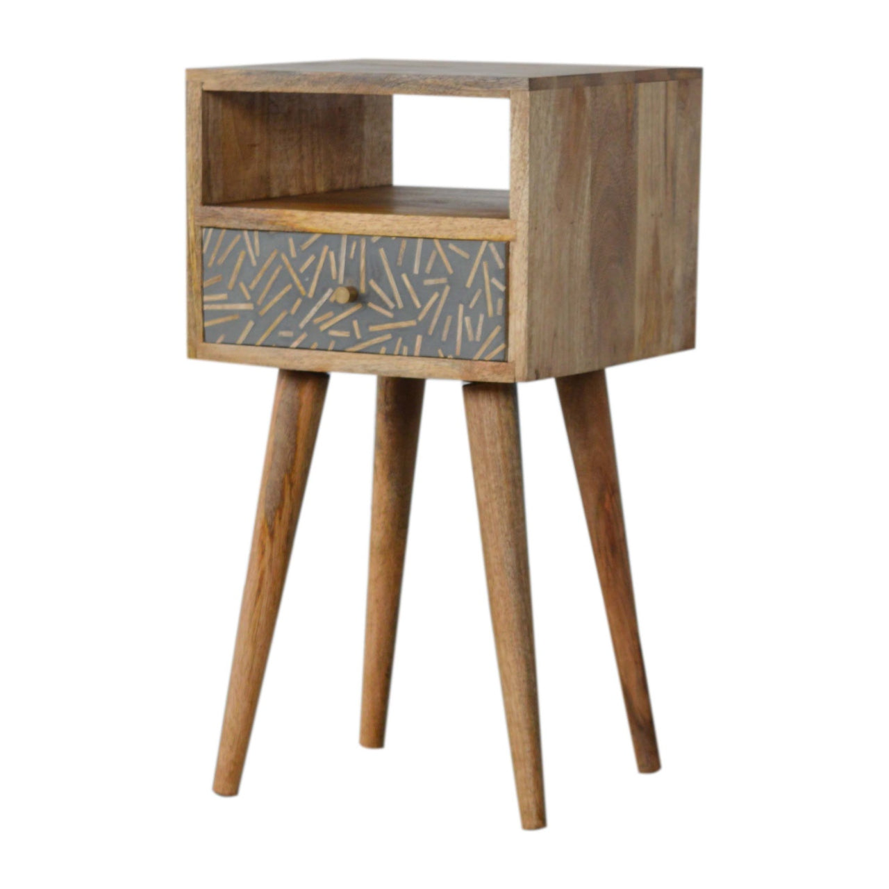 Wardour Mini Cement Chip Drawer Bedside