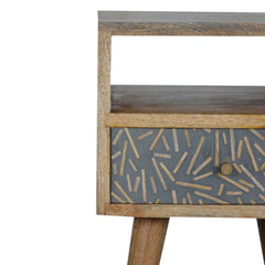 Wardour Mini Cement Chip Drawer Bedside