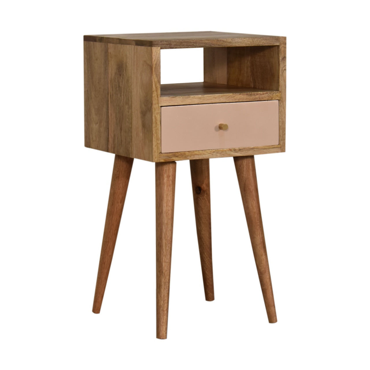 Brook Mini Blush Hand Painted Bedside