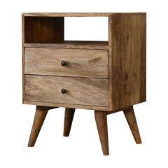 Long Classic Oak-ish Bedside