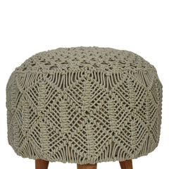 MiniMuse Crotchet Sea Green Footstool