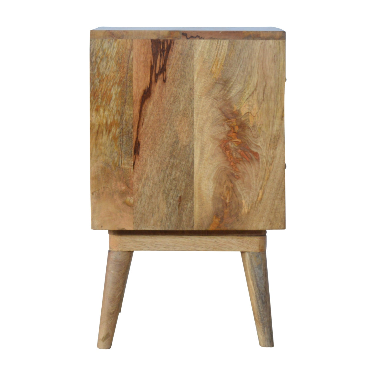 Jamie Pineapple Carve 2 Drawer Bedside