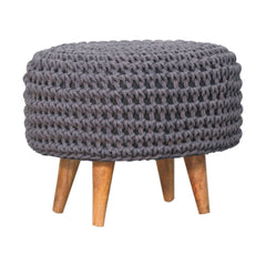 ComfyCrest Keeva Grey Oblong Footstool