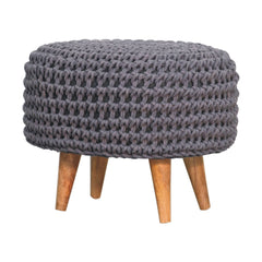 ComfyCrest Keeva Grey Oblong Footstool