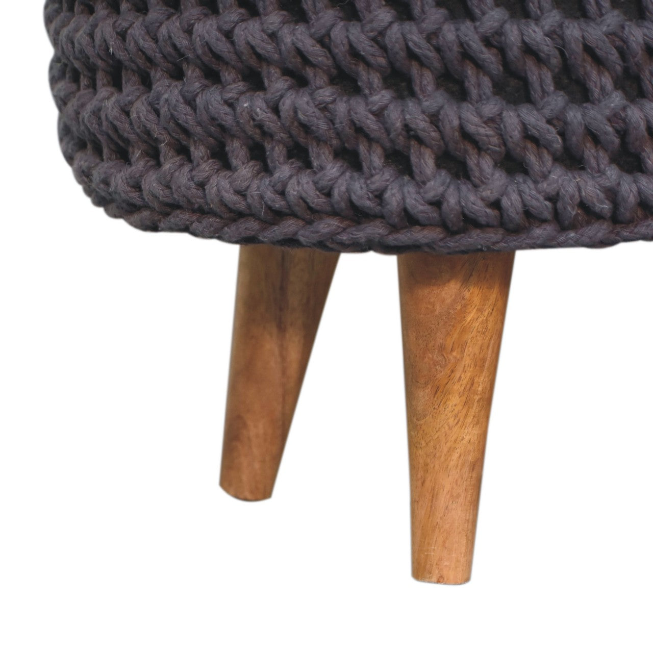 ComfyCrest Keeva Grey Oblong Footstool