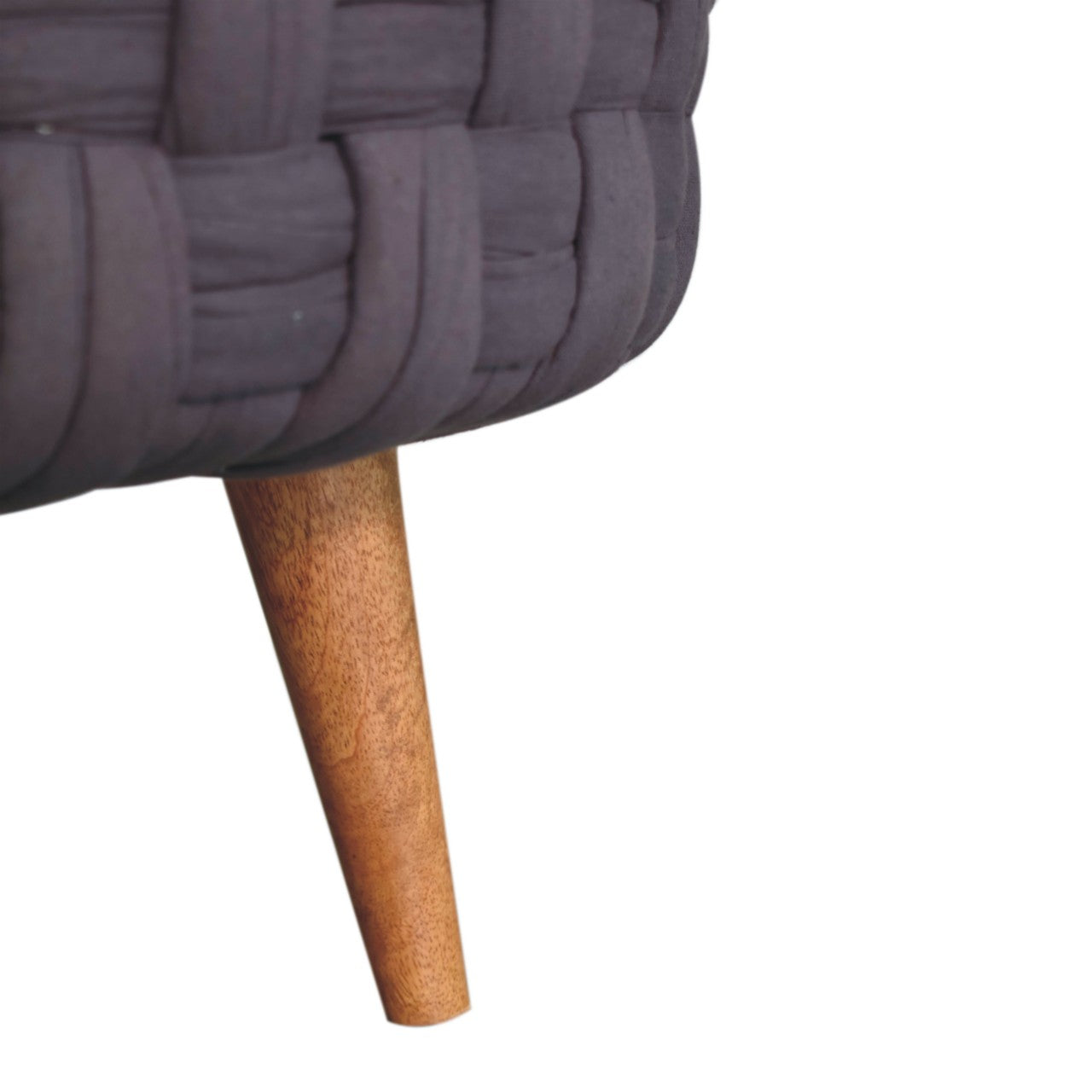 LoungeLink Grey Tube Footstool