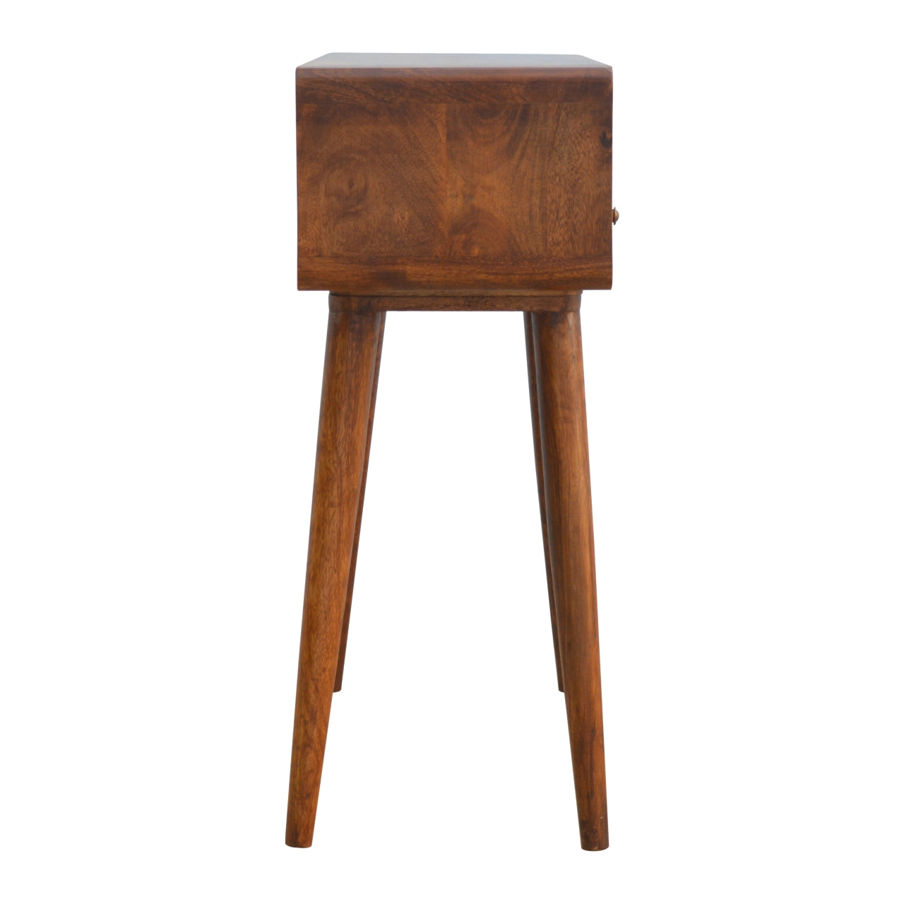 Elegant Desk Curved Chestnut Console Table - Furniture One Shop