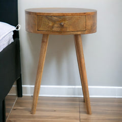 Harley Nordic Circular Shaped Bedside - Furniture One Shop