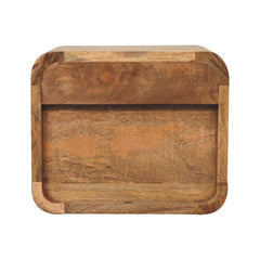 Vauxhall Bridge Mini Oak-ish Wall Mounted Open Bedside - Furniture One Shop