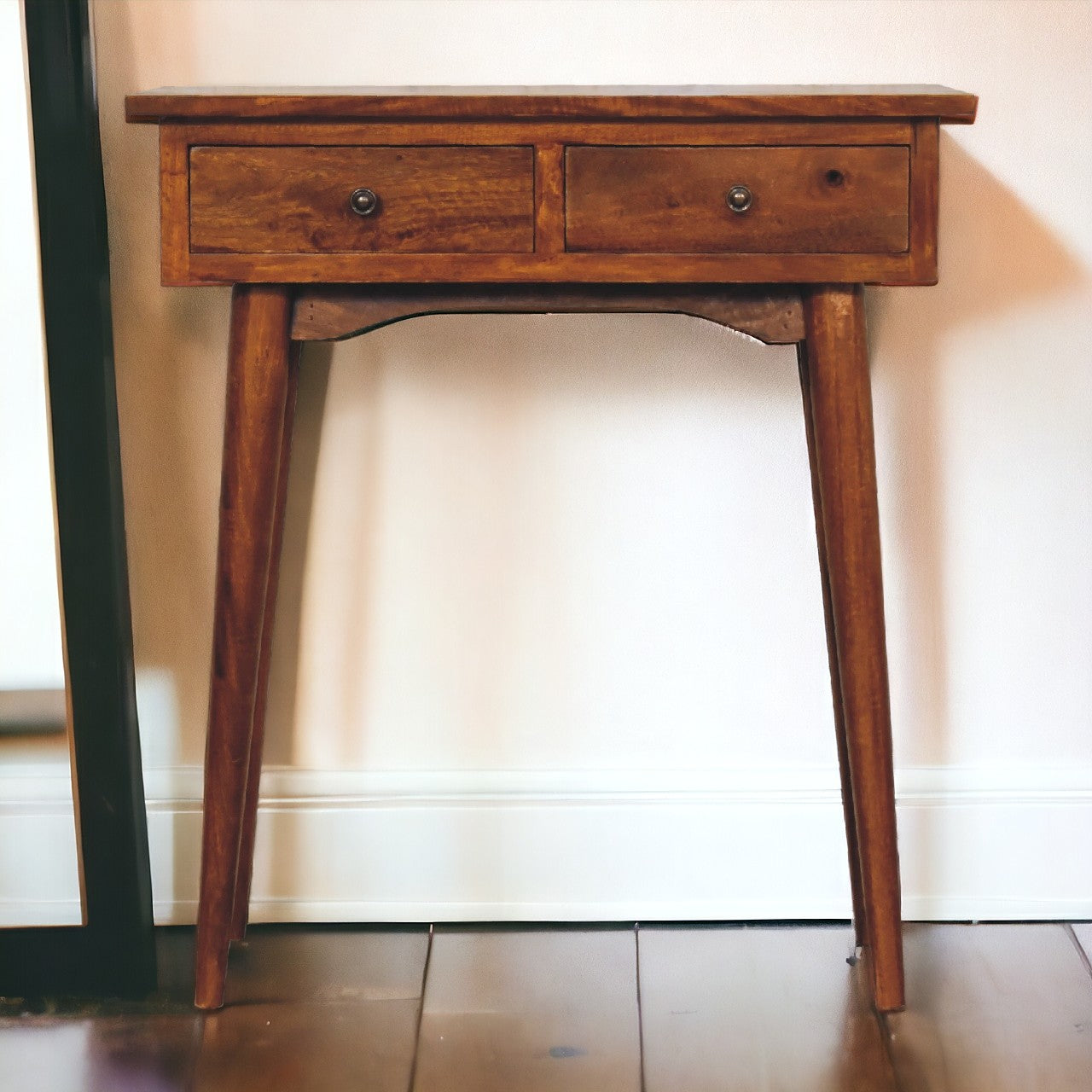 Timeless Table Mini Chestnut Hallway Console - Furniture One Shop