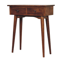 Timeless Table Mini Chestnut Hallway Console - Furniture One Shop