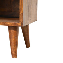 Notting Hill Gate Mini Manila Gold 1 Drawer Bedside - Furniture One Shop