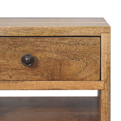 Bays water Mini Classic Multi Oak-ish Bedside - Furniture One Shop
