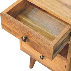 Bays water Mini Classic Multi Oak-ish Bedside - Furniture One Shop