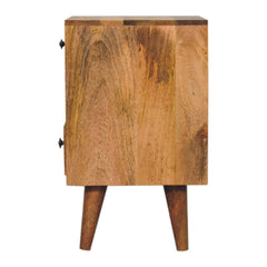 Bays water Mini Classic Multi Oak-ish Bedside - Furniture One Shop