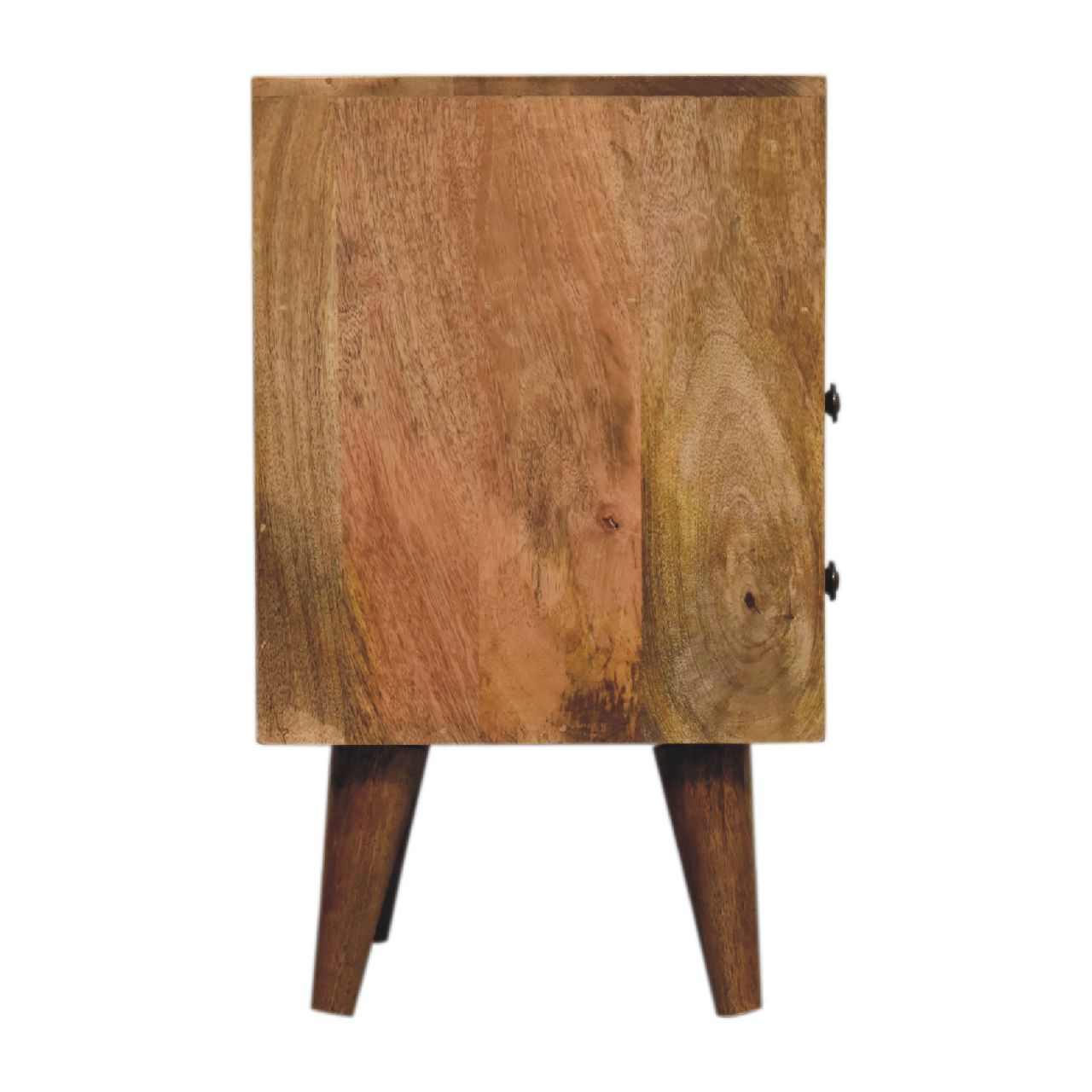 Queens way Mini Oak-ish Classic Open Bedside