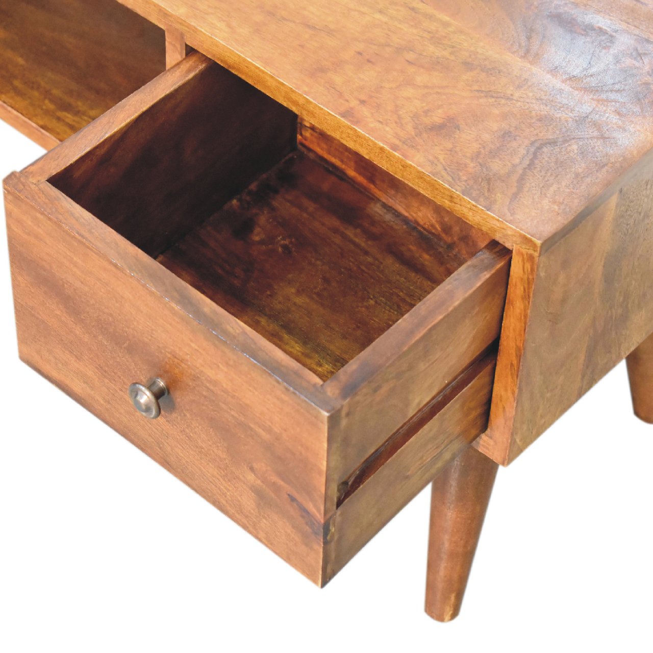 Sleek Classic Chestnut Coffee Table - Furniture One Shop