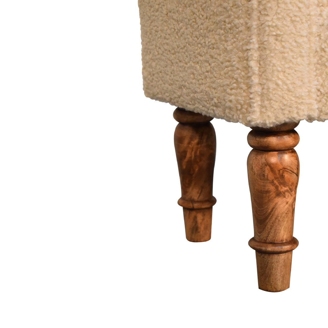 Nibble Nook Boucle Cream Bench