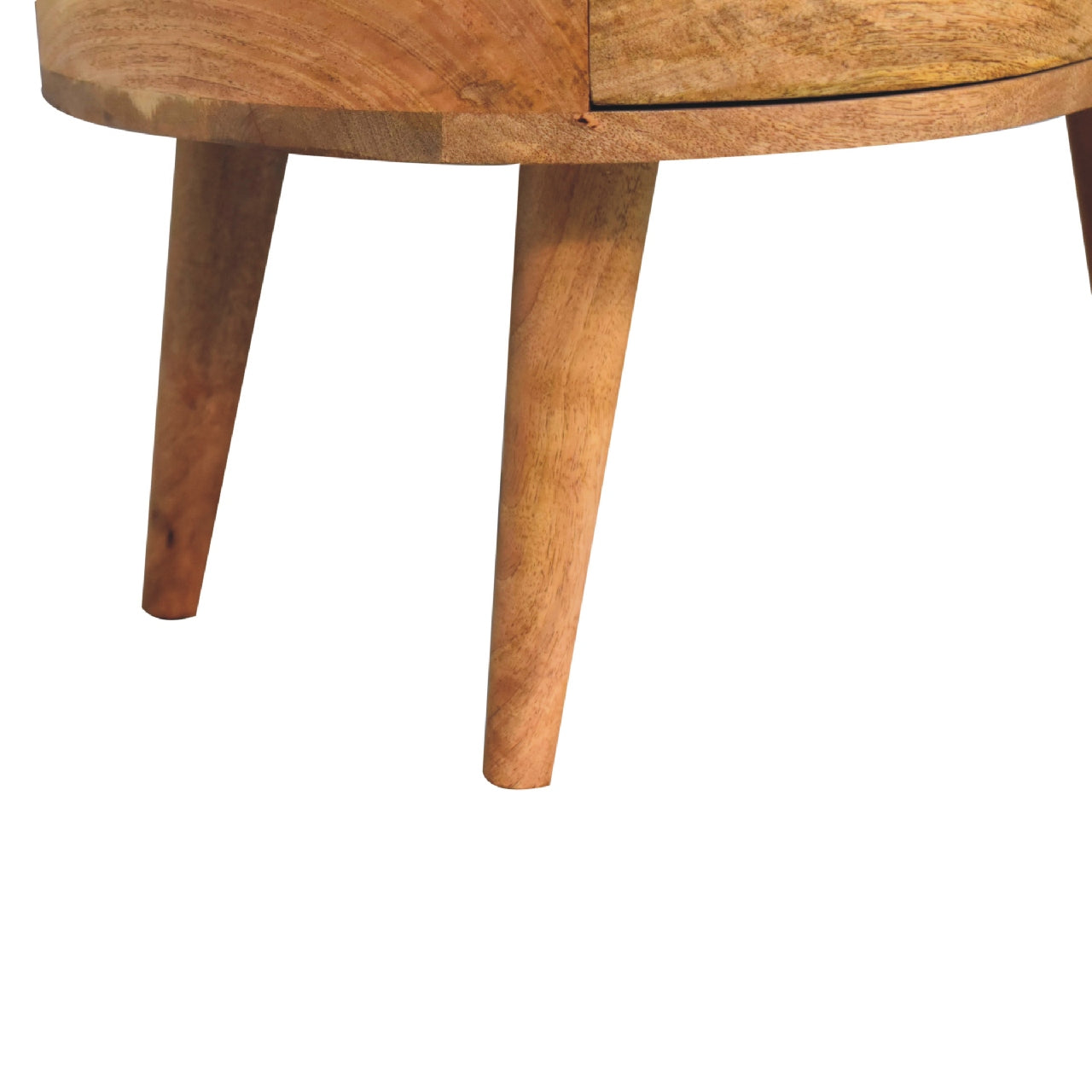 Rustic Oak-ish Wave Coffee Table - Furniture One Shop