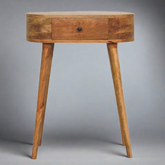 Contemporary Table Mini Albion Oak-ish Console - Furniture One Shop