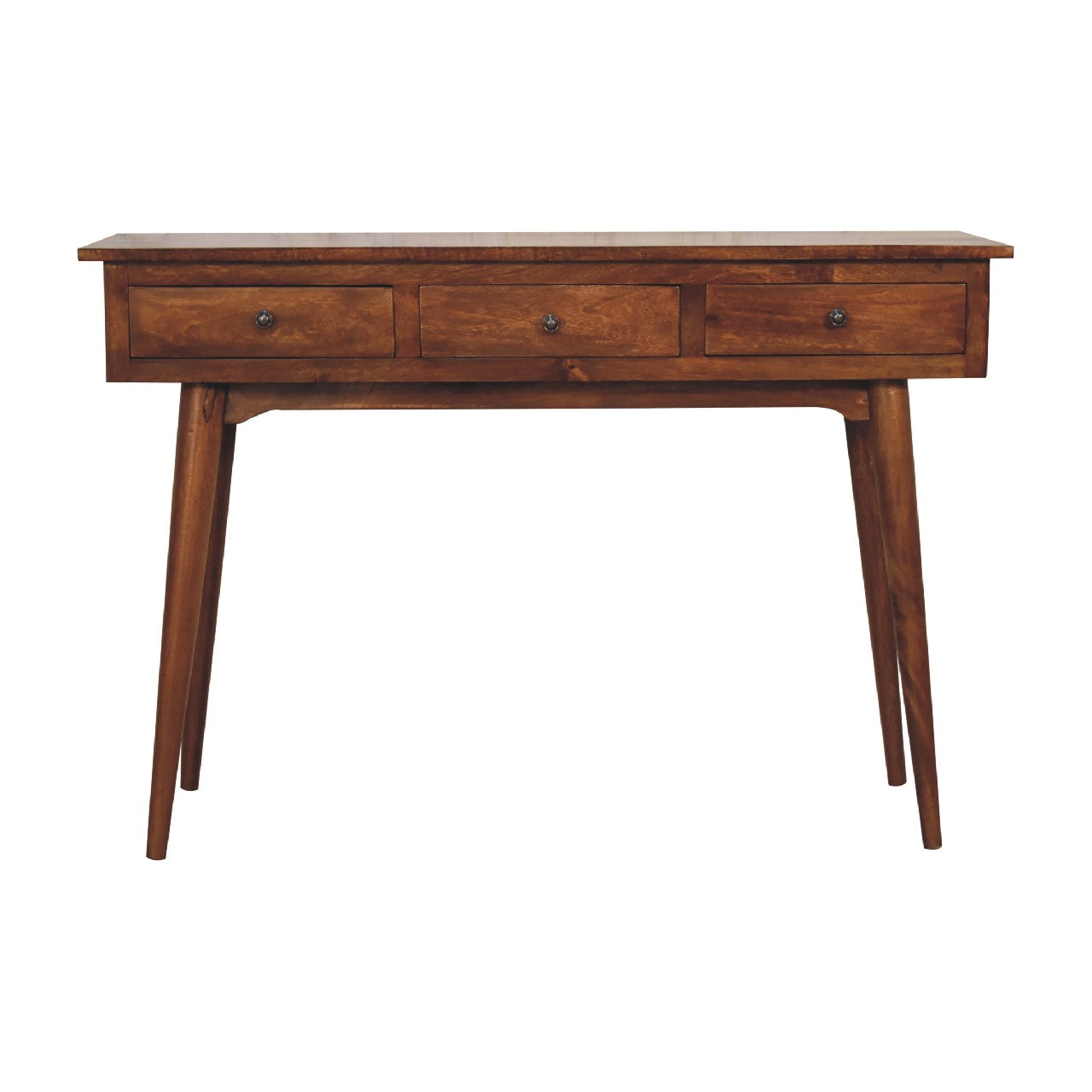 Classic Console Large 3 Drawer Chestnut Console - Furniture One Shop