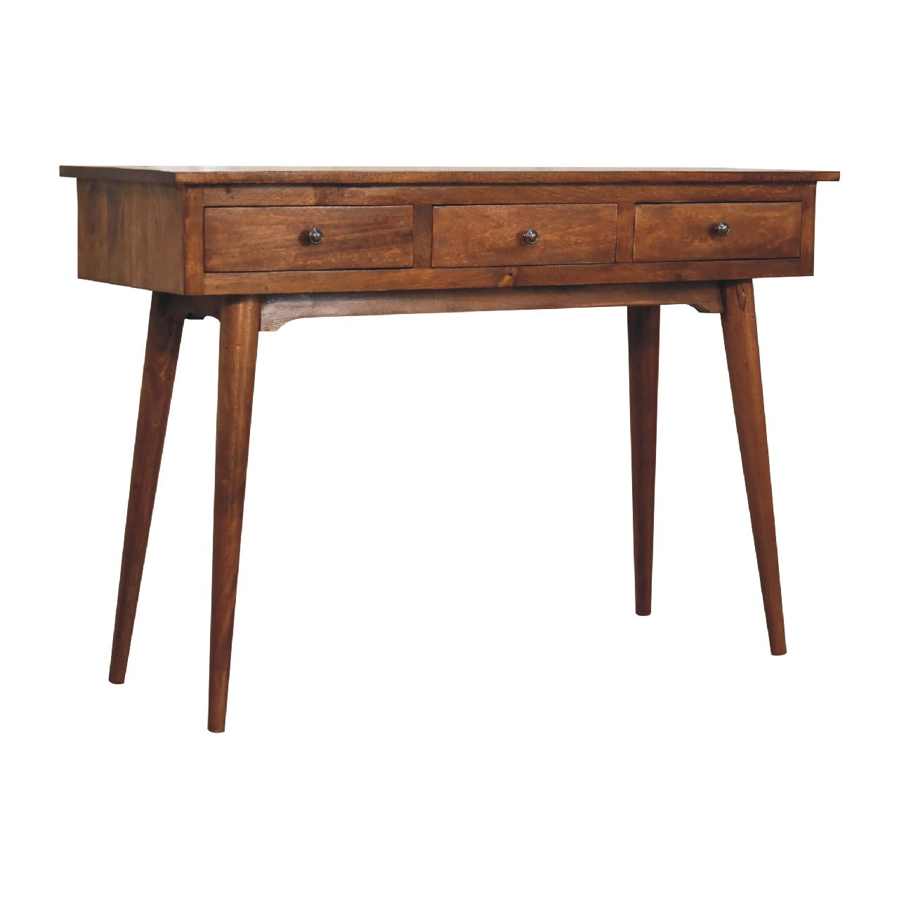 Classic Console Large 3 Drawer Chestnut Console - Furniture One Shop