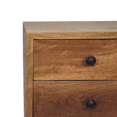 Albany Mini 2 Drawer Oak-ish Bedside
