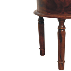 Leo Honey finish Turned Leg Bedside - Furniture One Shop