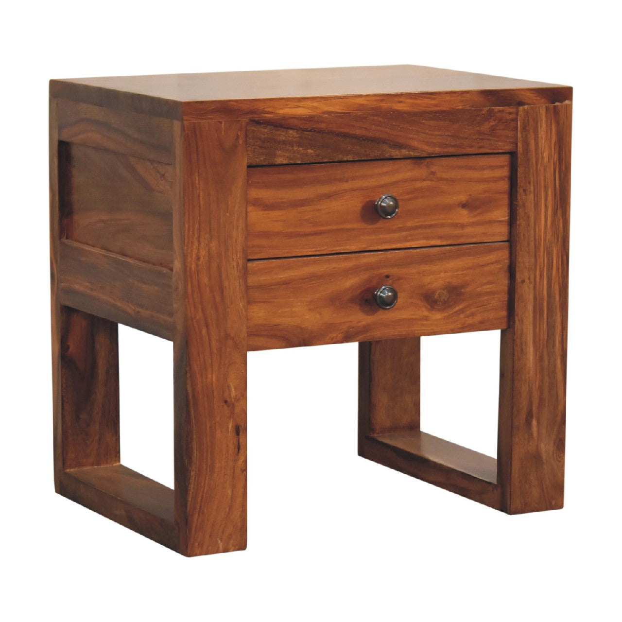 Gloucester U-Square Honey Bedside