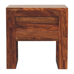 Gloucester U-Square Honey Bedside - Furniture One Shop
