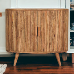 Stripe Cabinet with Storage