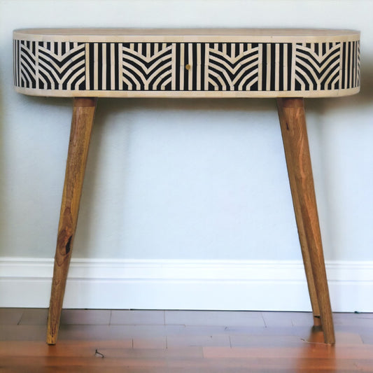Elegant Console Edessa Bone Inlay Console Table - Furniture One Shop
