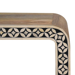 Edessa Bone Inlay Side Table - Furniture One Shop